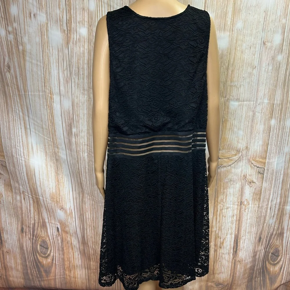 Rue21+ Black Lace Skater Dress - Picture 4 of 8